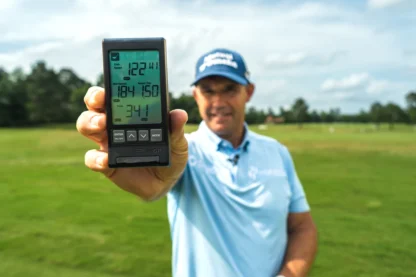 PRGR launch monitor and Padraig Harrington