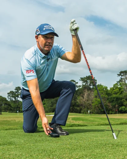 PRGR launch monitor and Padraig Harrington